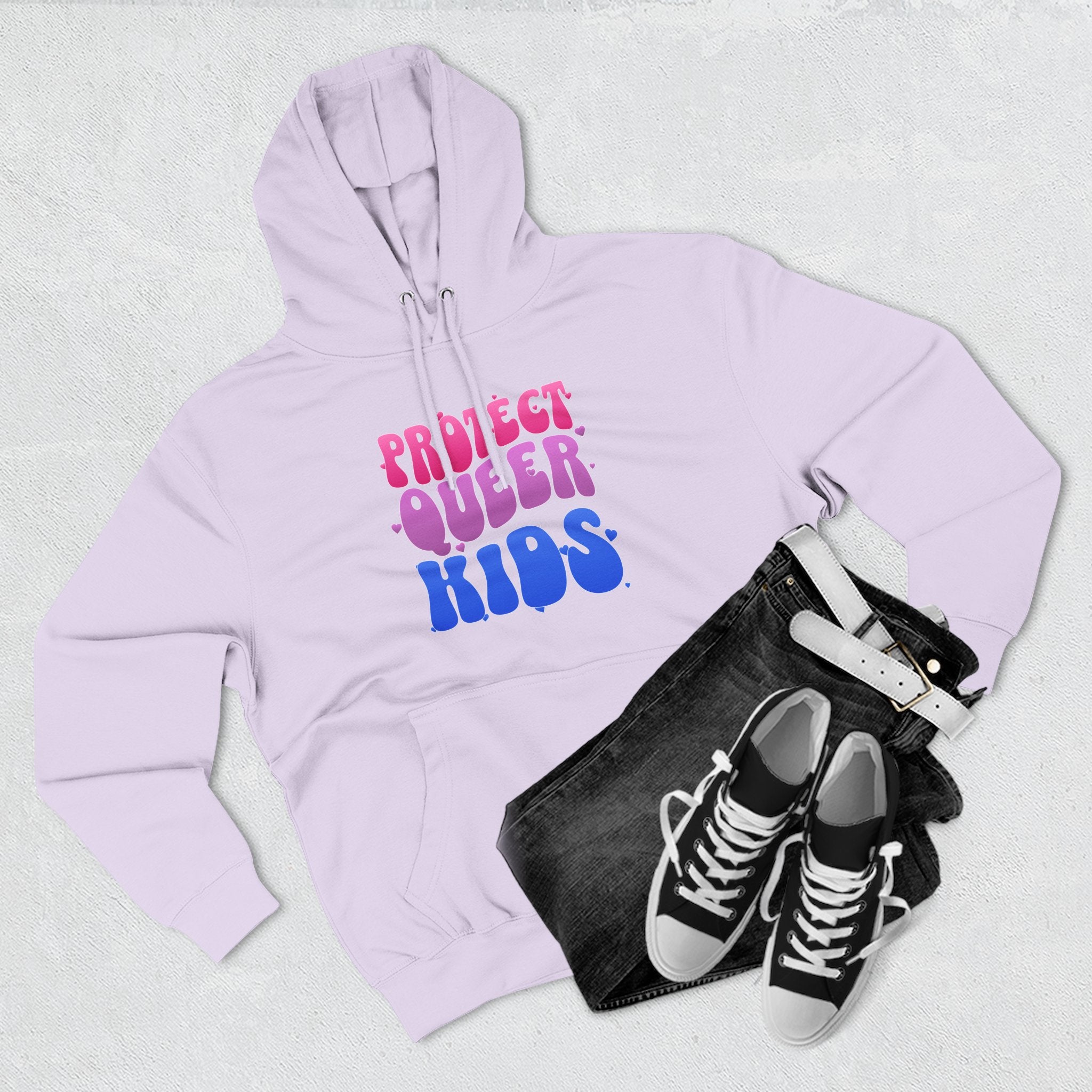 Protect Queer Kids Hoodie - LGBTQ Pride Sweater - Trans Pride Hoodie - Queer Gifts