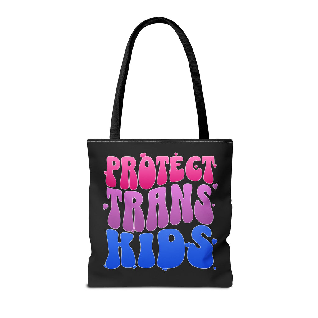 Protect Trans Kids Tote Bag - LGBTQ Ally Merch - Trans Pride Bag - Pride Festival Tote
