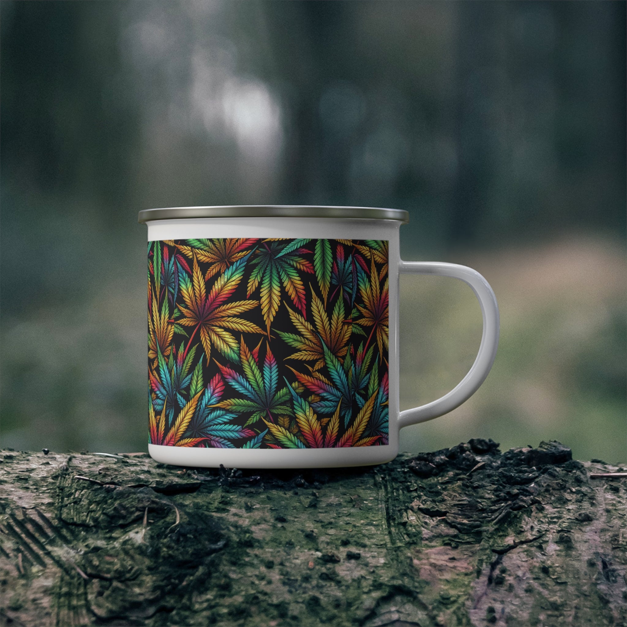 Weed Leaf Mug - Camping Mug - Wake And Bake - Marijuana Gift - Stoner Girl Merch - Pot Smoker Gift - Camping Accessories