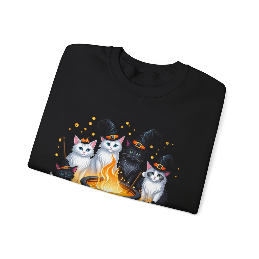 Ragdolls Cat Witches Sweatshirt - Cute Halloween Apparel - Witchy Vibes - Cat Lovers Gift - Spooky Cute