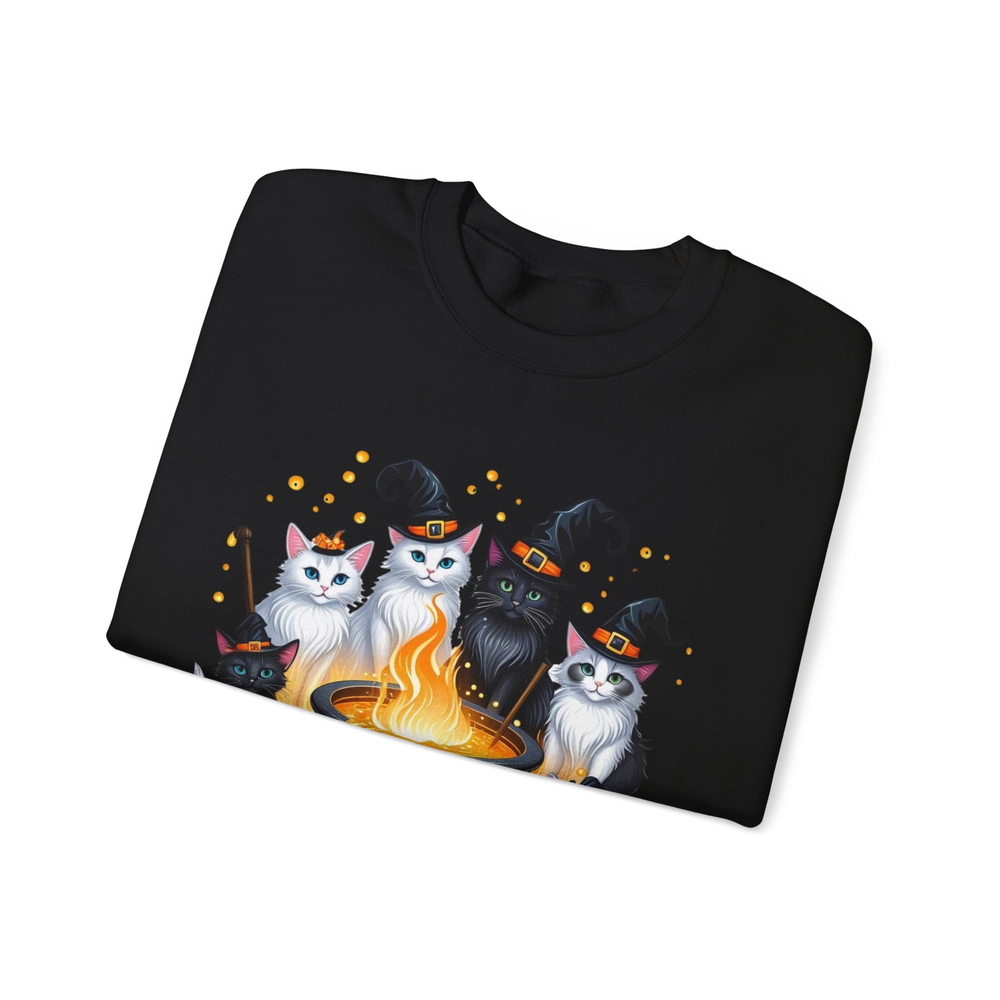 Ragdolls Cat Witches Sweatshirt - Cute Halloween Apparel - Witchy Vibes - Cat Lovers Gift - Spooky Cute