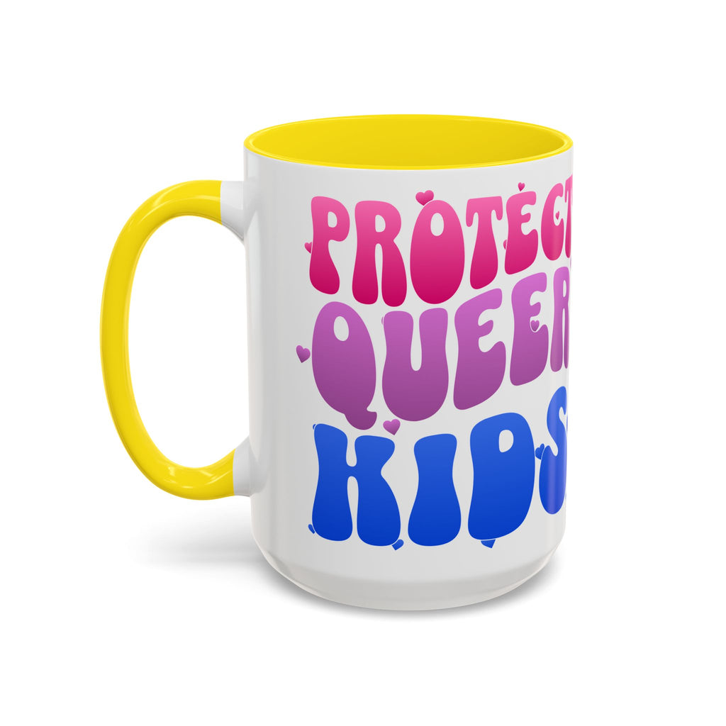 Protect Queer Kids Mug - Trans Ally - Social Justice Mug - LGBTQ Pride Merch - Activist Gift - Queer Pride