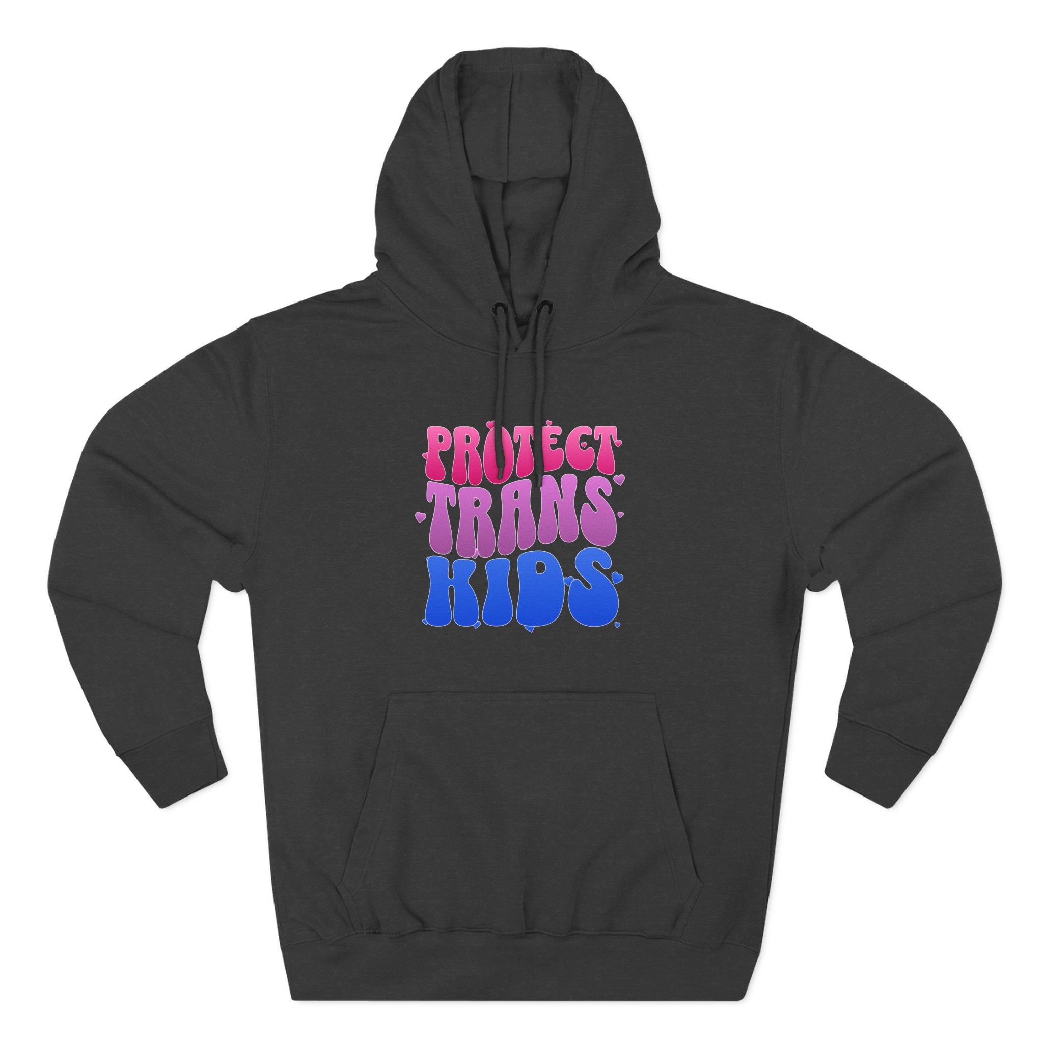 Protect Trans Kids  Hoodie -  LGBTQ+ Apparel - Social Justice Hoodie - Transgender Pride - Pride Festival Merch