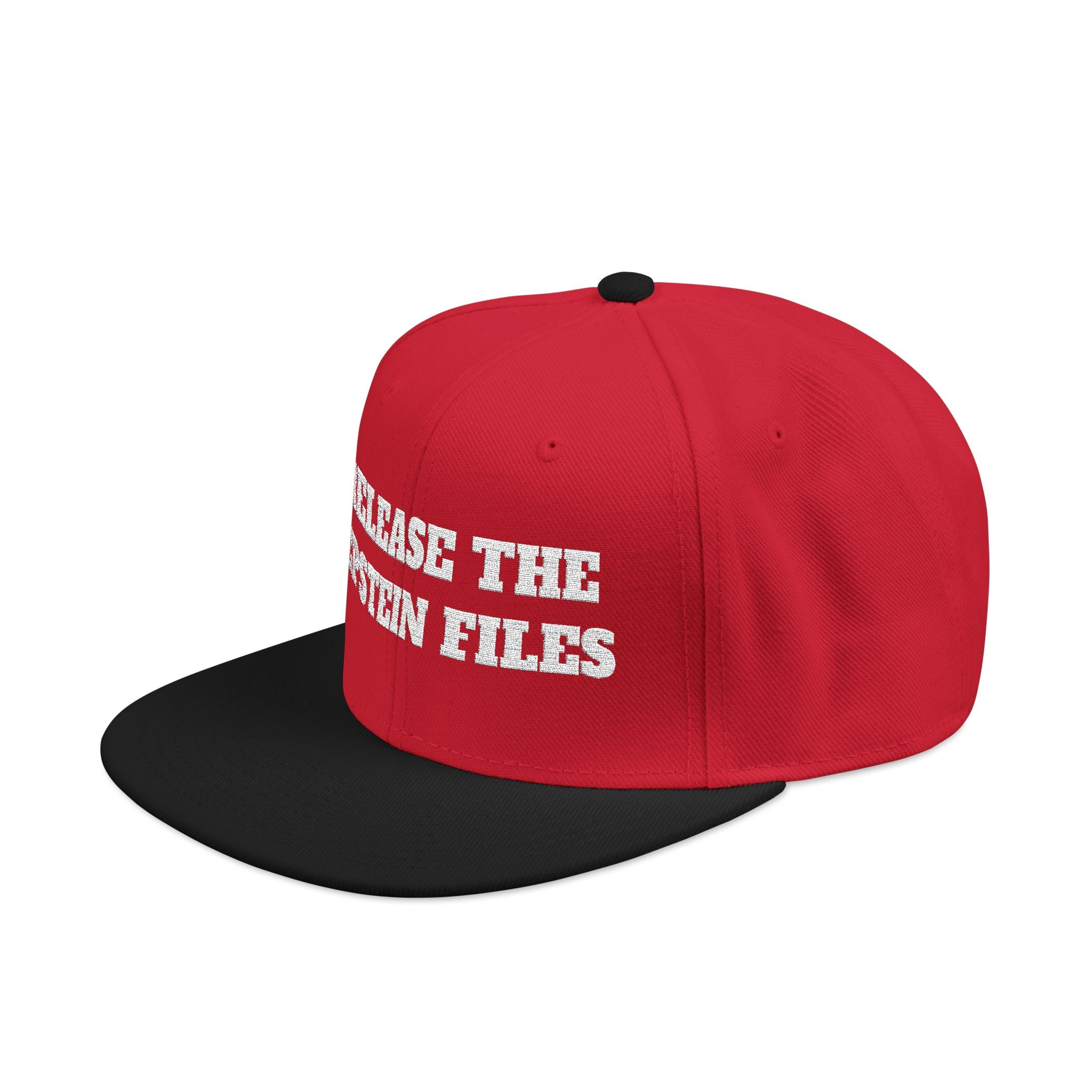 Release The Epstein Files Embroidered Snapback - Subtle Anti Trump Protest Hat