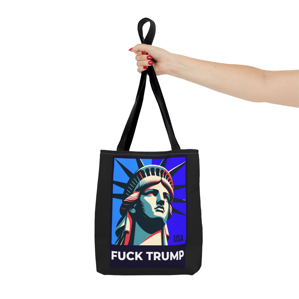 Fuck Trump Tote Bag - Statue Of Liberty Tote - Anti Trump Tote Bag - Anti MAGA - Feminist Tote - Activist Gift - Protest Bag