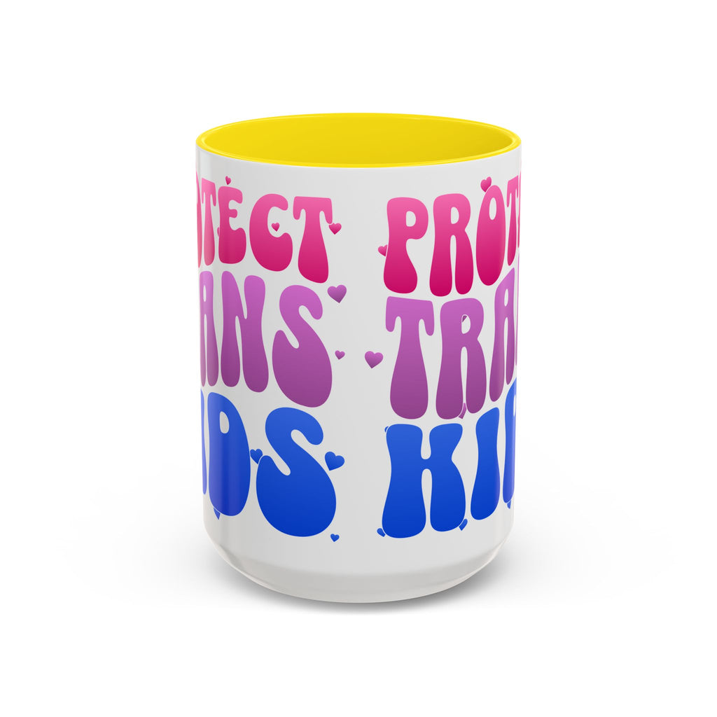 Protect Trans Kids Mug - Transgender Pride Merch - Activist Gift - Social Justice Merch - Anti Trump Mug
