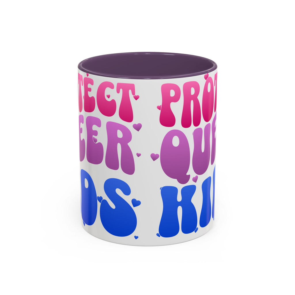 Protect Queer Kids Mug - Trans Ally - Social Justice Mug - LGBTQ Pride Merch - Activist Gift - Queer Pride