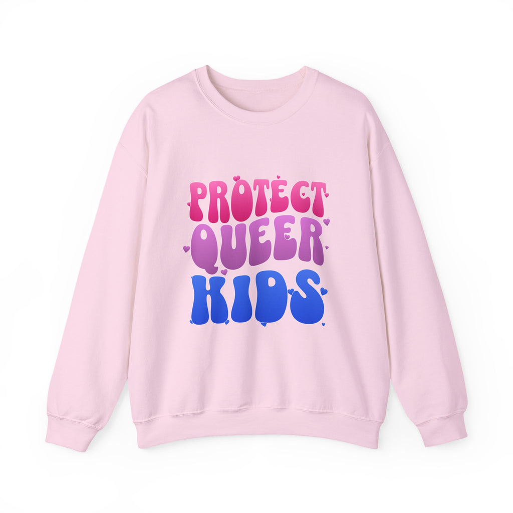 Protect Queer Kids Sweatshirt - LGBTQ+ Sweater - Activist Gift - Pride Festival Merch - Human Rights Sweater