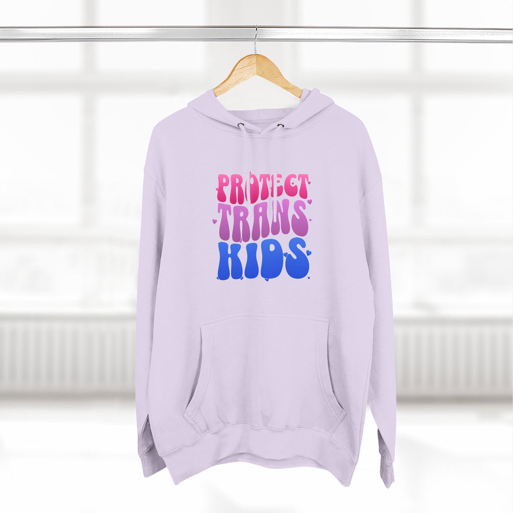 Protect Trans Kids  Hoodie -  LGBTQ+ Apparel - Social Justice Hoodie - Transgender Pride - Pride Festival Merch