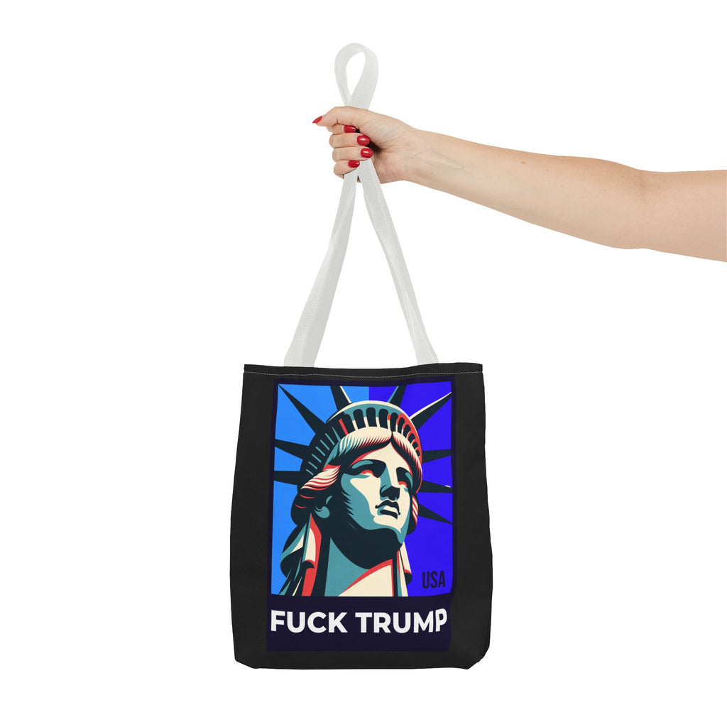 Fuck Trump Tote Bag - Statue Of Liberty Tote - Anti Trump Tote Bag - Anti MAGA - Feminist Tote - Activist Gift - Protest Bag