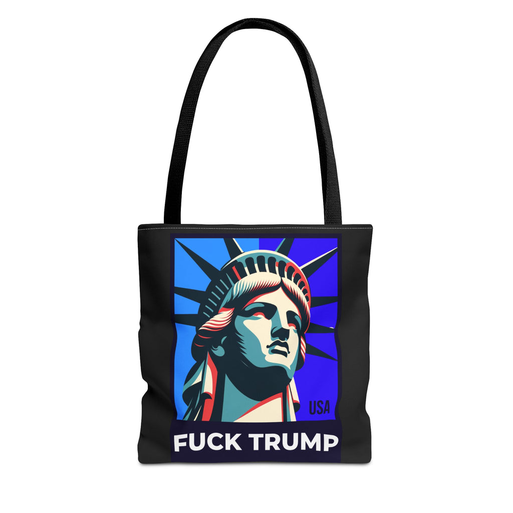 Fuck Trump Tote Bag - Statue Of Liberty Tote - Anti Trump Tote Bag - Anti MAGA - Feminist Tote - Activist Gift - Protest Bag