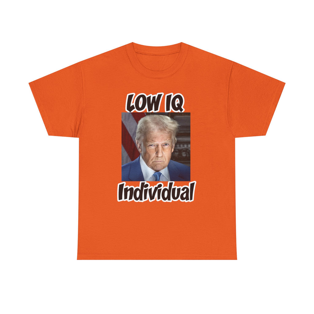 Anti Trump Shirt - Low IQ Individual - Political Satire - Funny Protest Shirt - Anti MAGA - Democrat Gift