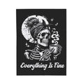 Halloween Skelton Blanket - Everything Is Fine - Feminist Blanket - Halloween 2025