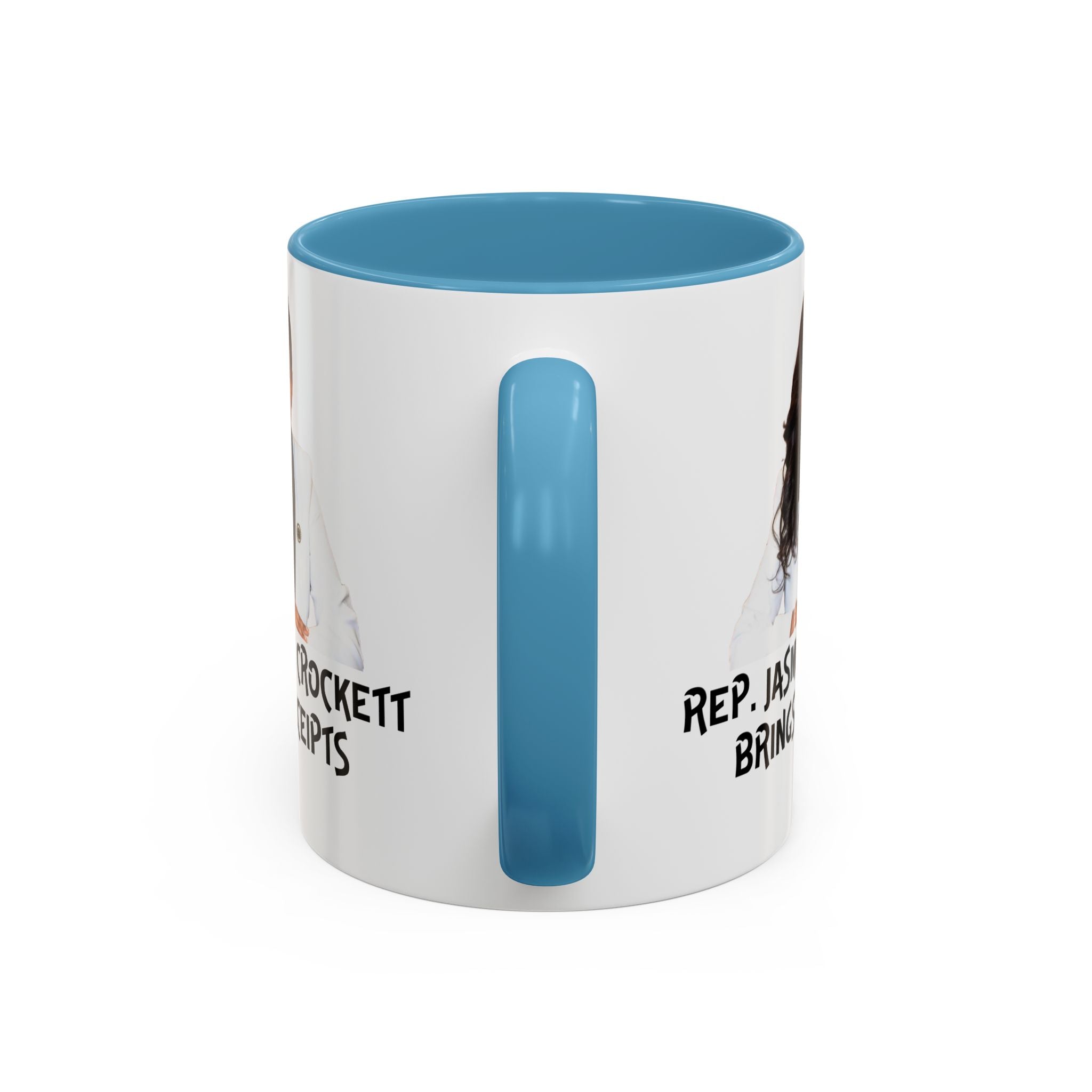 Jasmine Crockett Mug - Brings Receipts - Anti Trumpism - Political Satire - Feminist Mug - Anti MAGA - Democrat Gift