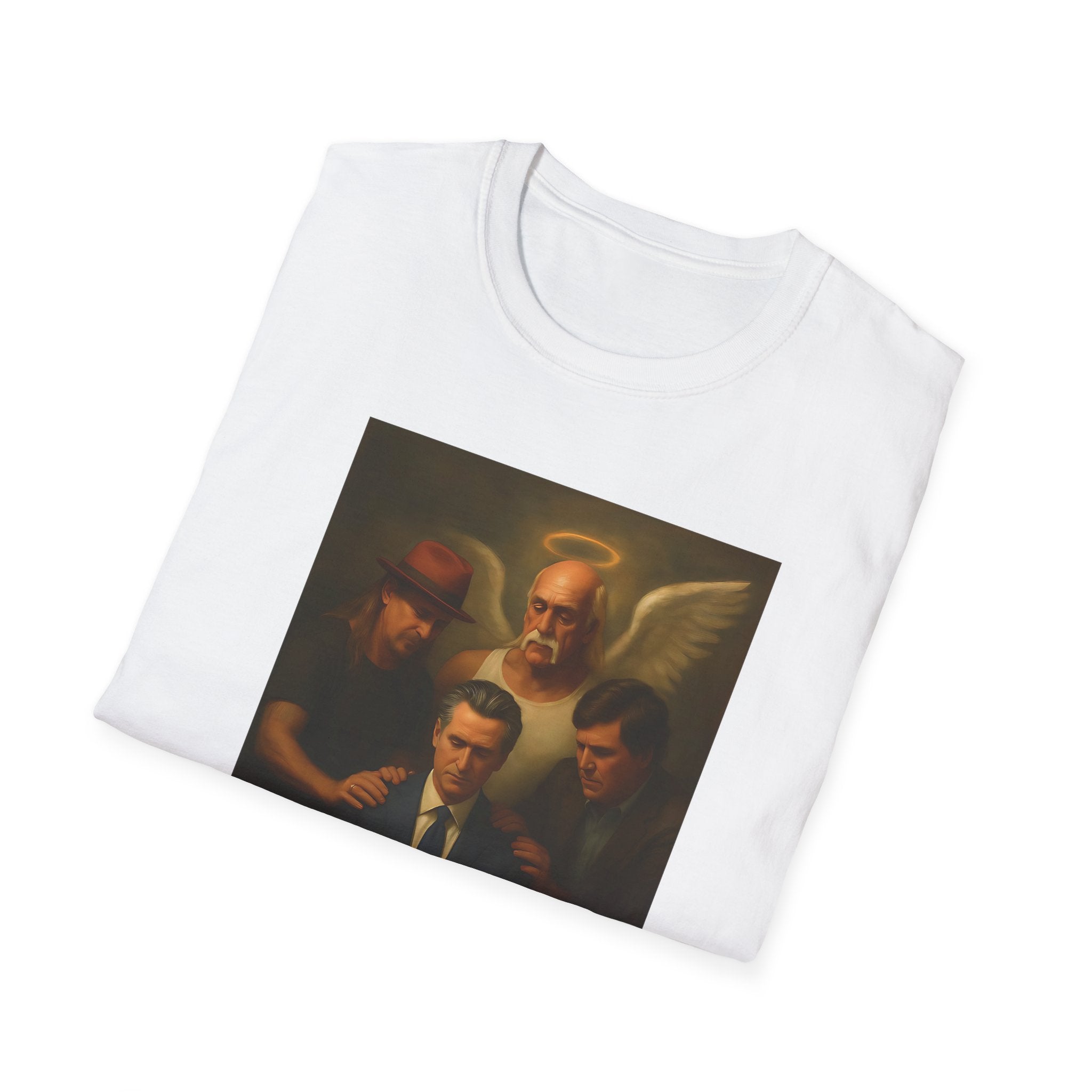 Gavin Newsom Meme Shirt - Hulk Hogan Tucker Carloson Kid Rock Meme - Political Satire - Subtle Anti Trump