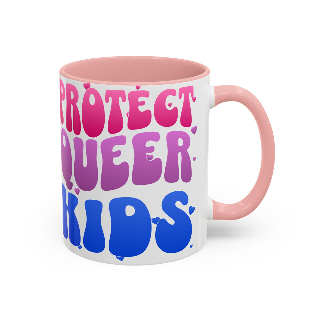 Protect Queer Kids Mug - Trans Ally - Social Justice Mug - LGBTQ Pride Merch - Activist Gift - Queer Pride