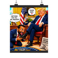 Anti Trump Poster - Funny Protest Sign - Political Satire Poster - Feminist Poster - Dark Humor Anti MAGA Sign