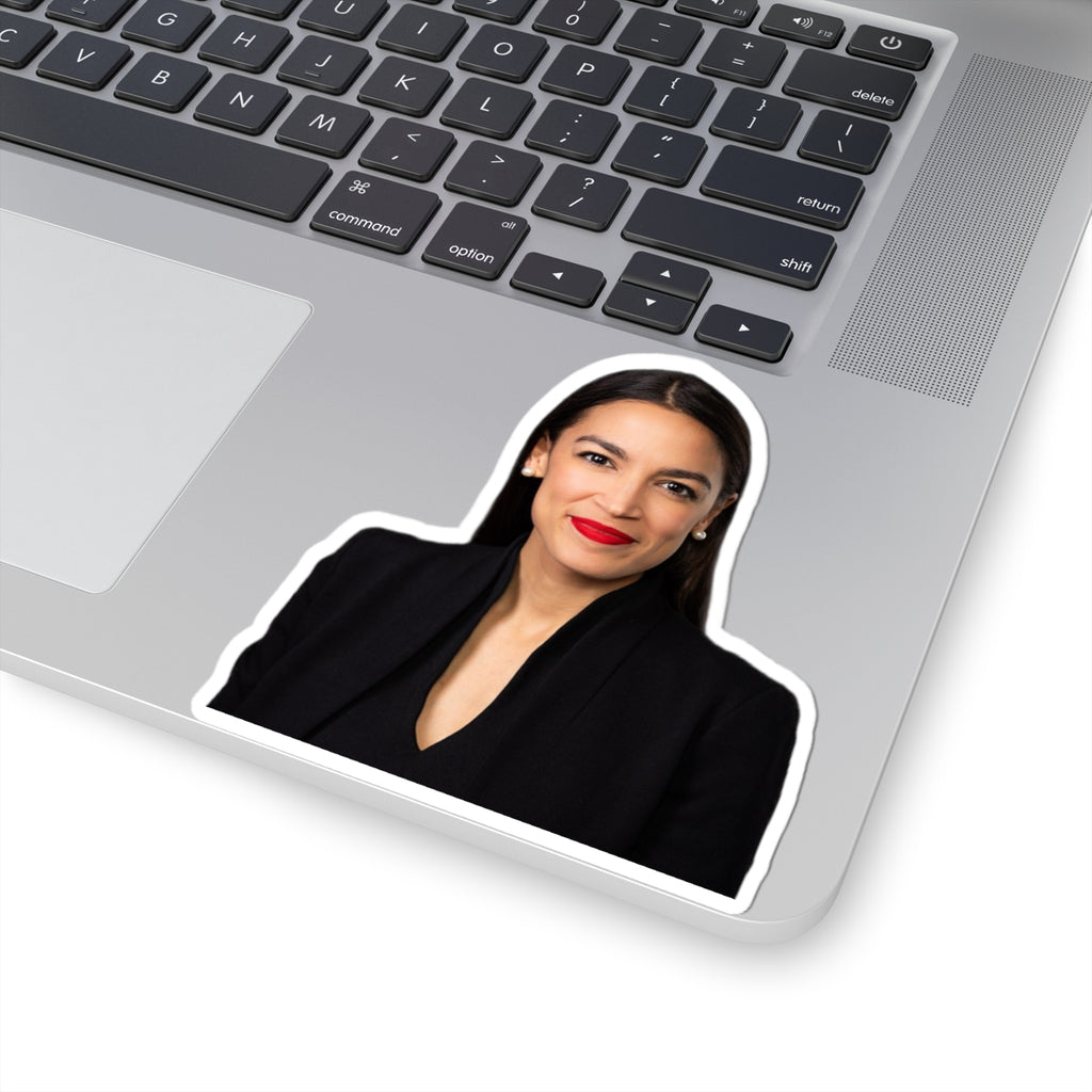 AOC Decal - Rep Alexandria Ocasio-Cortez - Anti MAGA Sticker - Latina Power - Women In Politics - Feminist Gift - Protest Merch