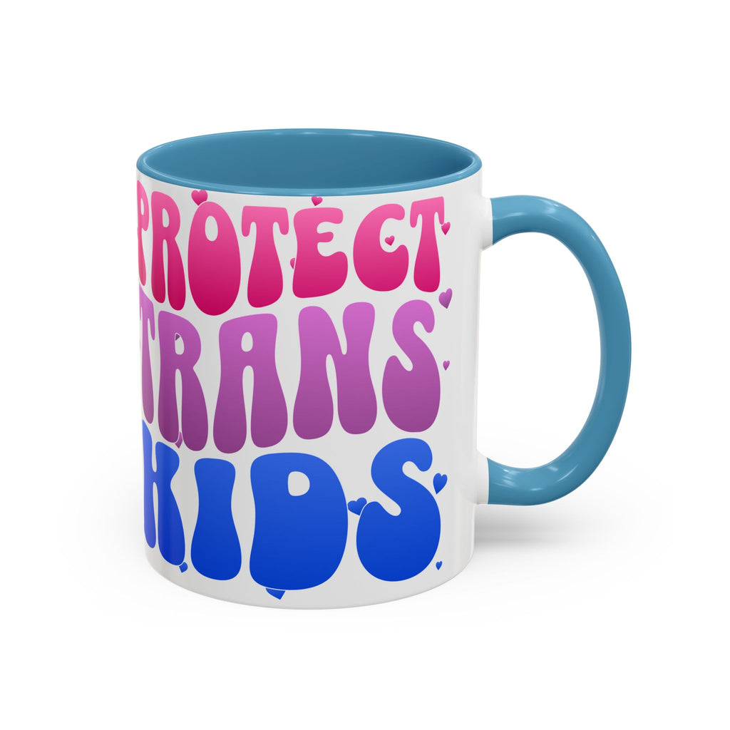 Protect Trans Kids Mug - Transgender Pride Merch - Activist Gift - Social Justice Merch - Anti Trump Mug