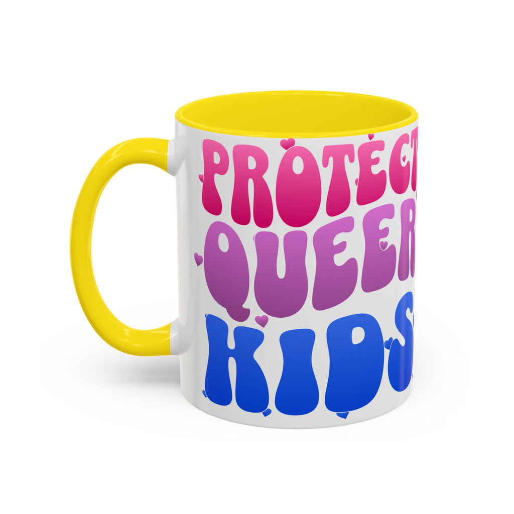 Protect Queer Kids Mug - Trans Ally - Social Justice Mug - LGBTQ Pride Merch - Activist Gift - Queer Pride