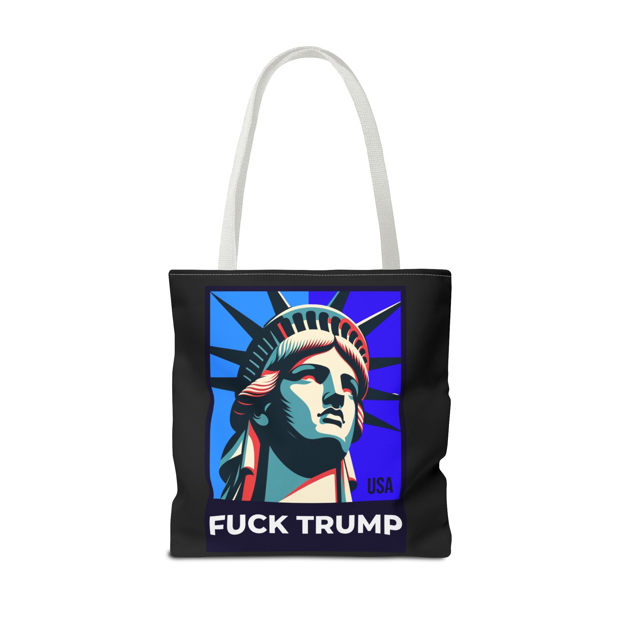 Fuck Trump Tote Bag - Statue Of Liberty Tote - Anti Trump Tote Bag - Anti MAGA - Feminist Tote - Activist Gift - Protest Bag