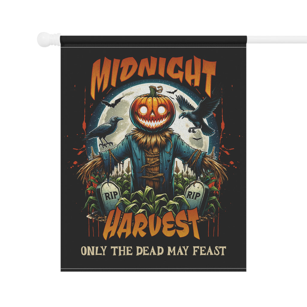 Scarecrow Halloween Yard Flag - Scary Pumpkin Banner - Halloween Porch Flag - Halloween 2025 - Fall Banner