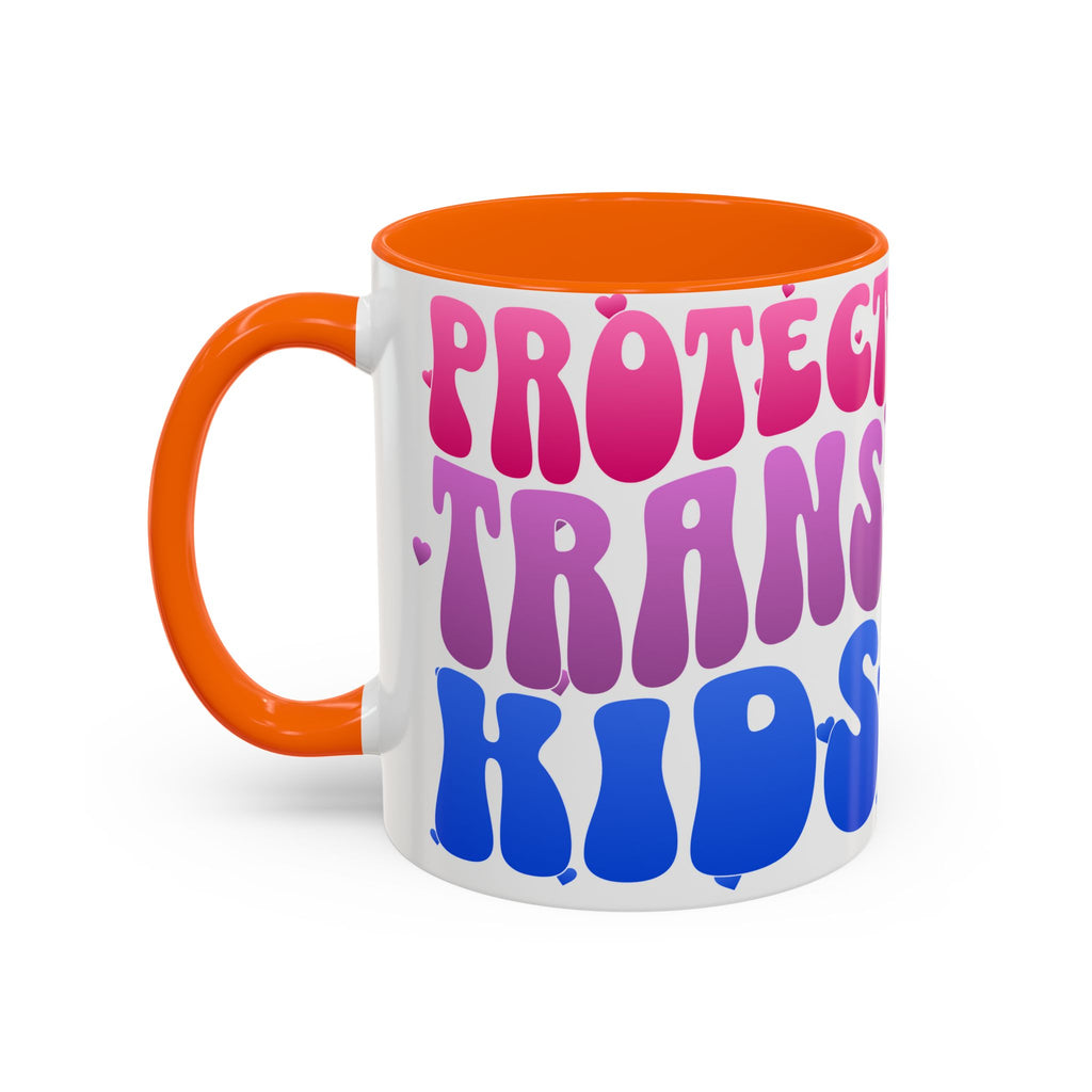 Protect Trans Kids Mug - Transgender Pride Merch - Activist Gift - Social Justice Merch - Anti Trump Mug