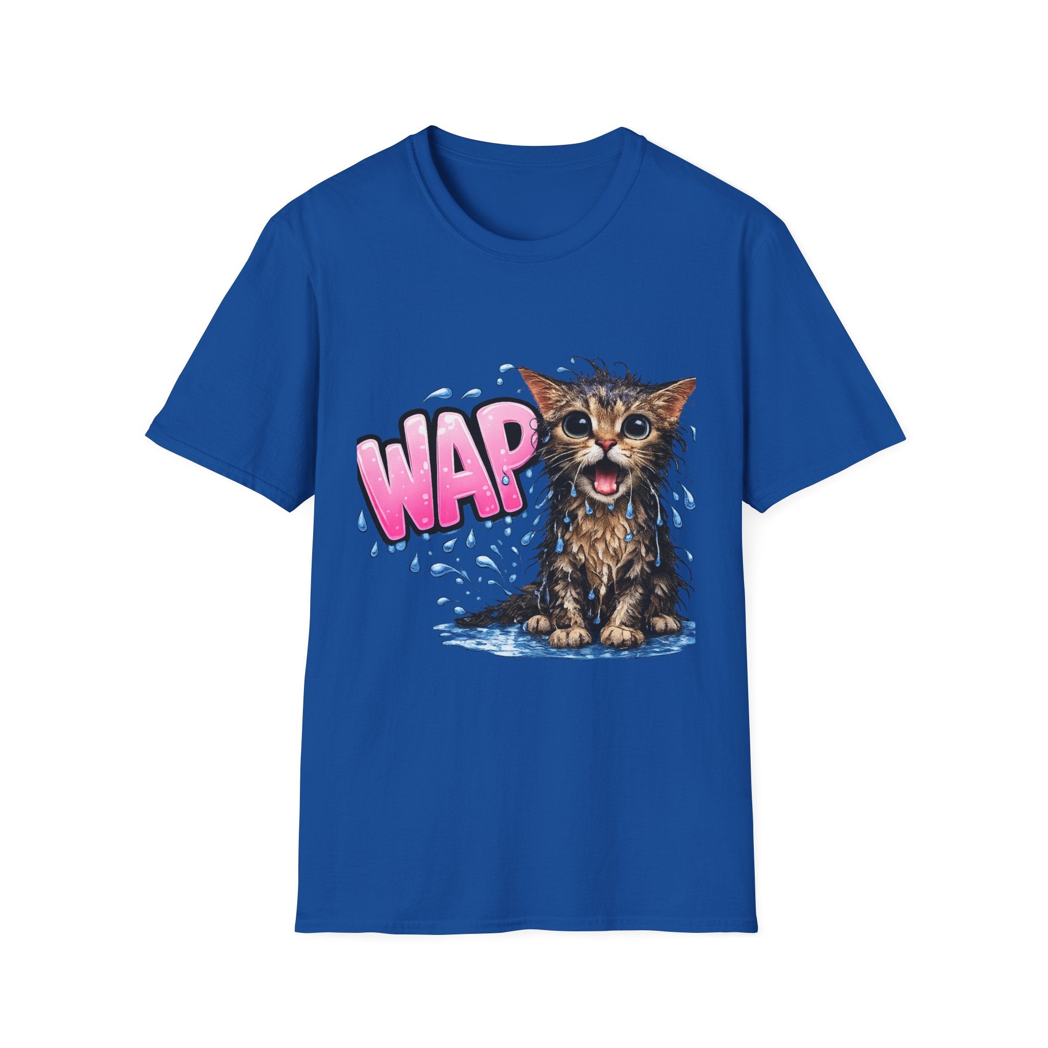 WAP Wet Cat - Adult Humor Tee , Cute Naughty Cat Gift