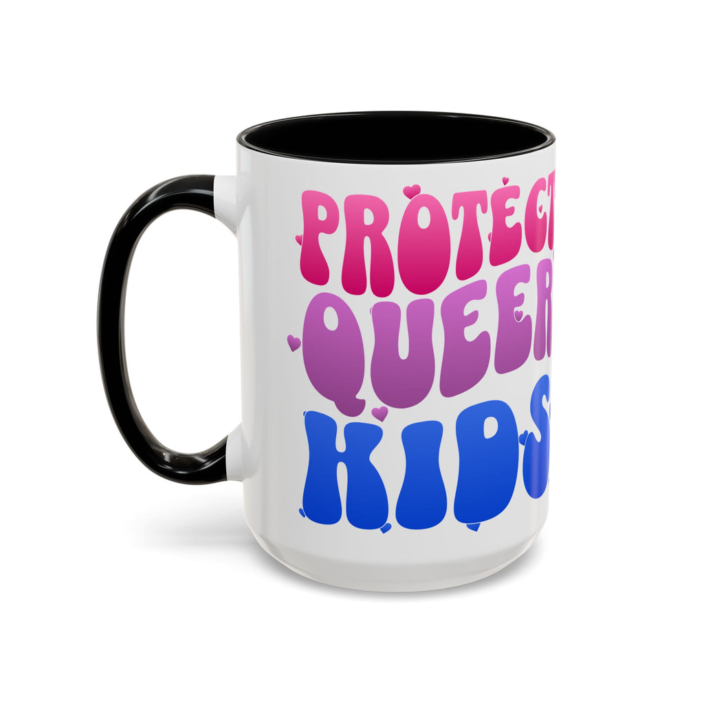 Protect Queer Kids Mug - Trans Ally - Social Justice Mug - LGBTQ Pride Merch - Activist Gift - Queer Pride