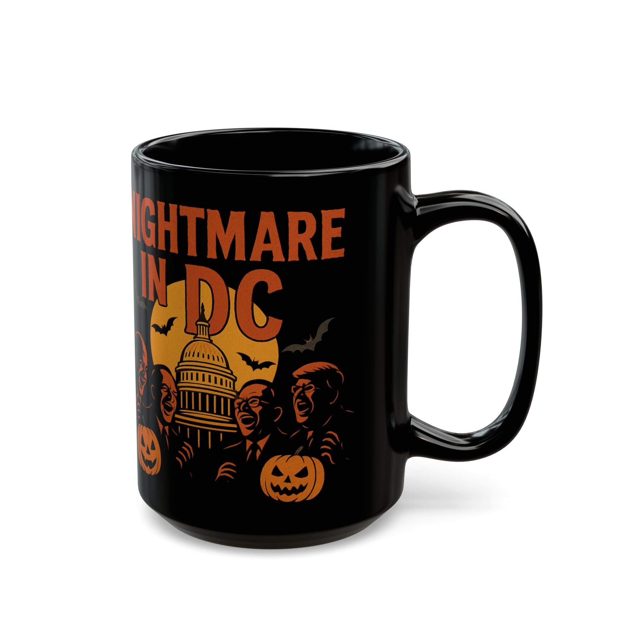 Political Halloween Mug - Nightmare In DC - Subtle Anti Trump Mug - Political Satire - Democrat Gift