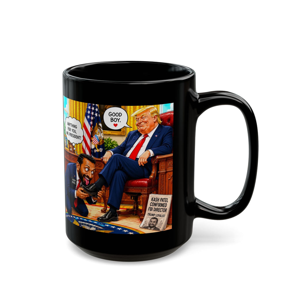 Anti Trump Mug - Funny Kash Patel Mug - Political Satire - Trump Parody - Gift For Liberal