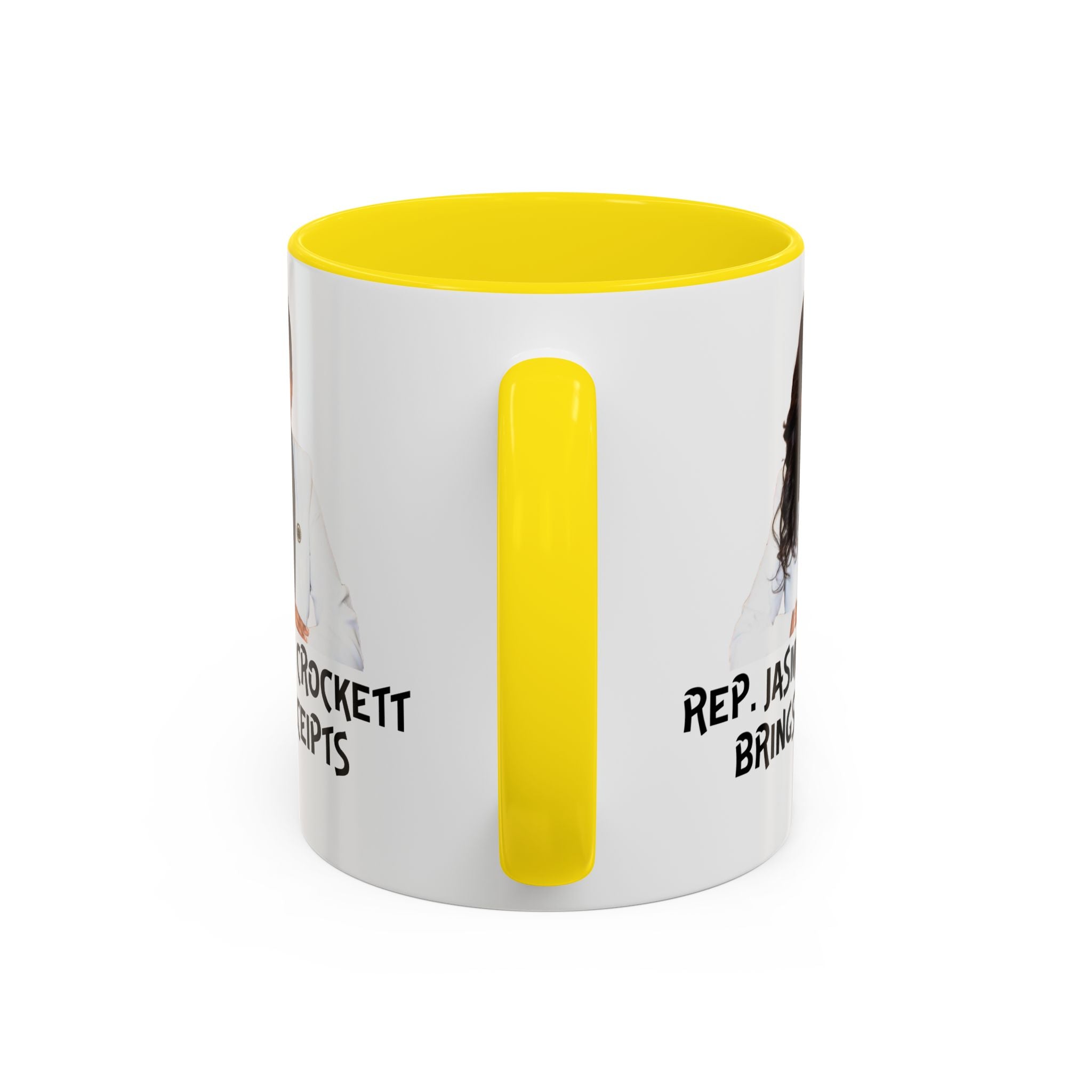 Jasmine Crockett Mug - Brings Receipts - Anti Trumpism - Political Satire - Feminist Mug - Anti MAGA - Democrat Gift