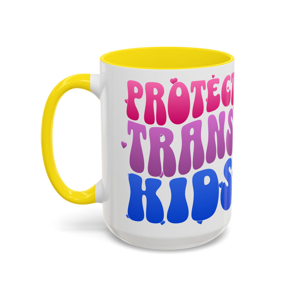 Protect Trans Kids Mug - Transgender Pride Merch - Activist Gift - Social Justice Merch - Anti Trump Mug
