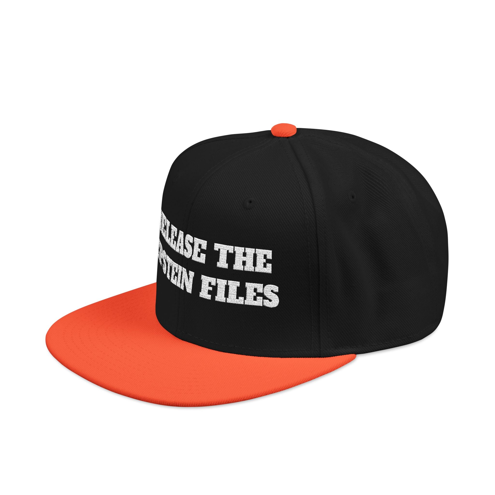 Release The Epstein Files Embroidered Snapback - Subtle Anti Trump Protest Hat