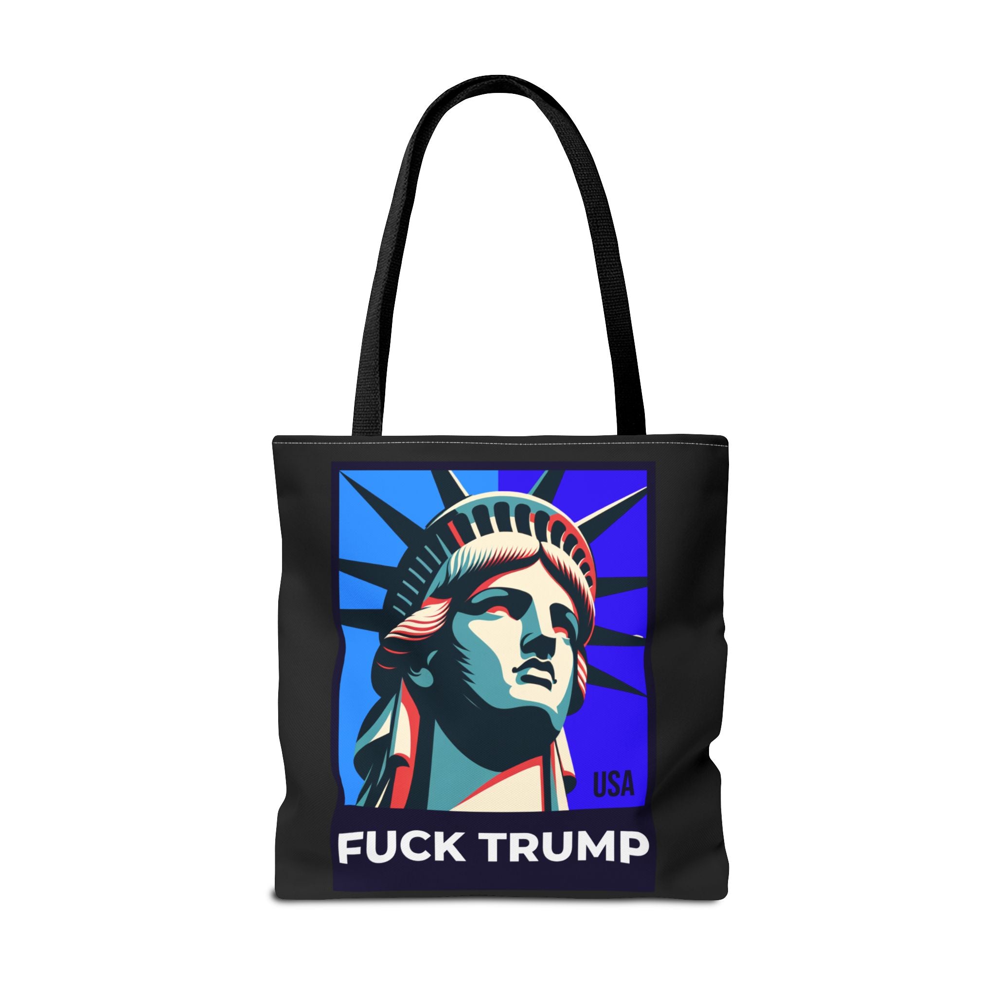 Fuck Trump Tote Bag - Statue Of Liberty Tote - Anti Trump Tote Bag - Anti MAGA - Feminist Tote - Activist Gift - Protest Bag