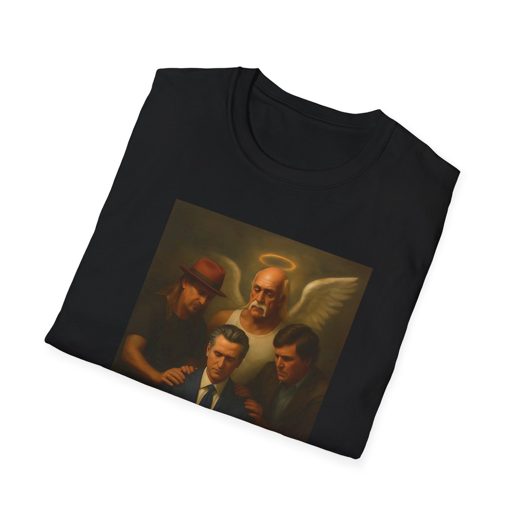 Gavin Newsom Meme Shirt - Hulk Hogan Tucker Carloson Kid Rock Meme - Political Satire - Subtle Anti Trump