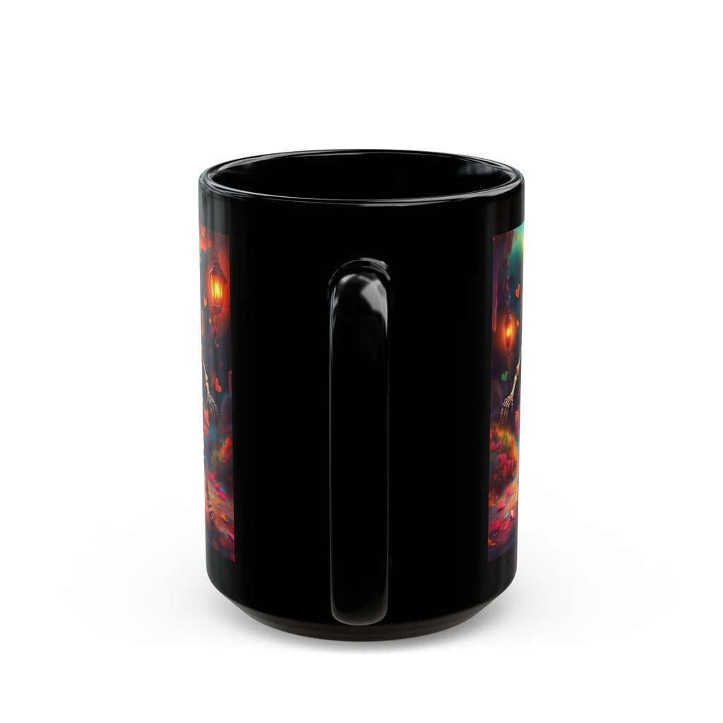 Day of the Dead Skeleton Couple Mug - Dia de los Muertos Mug - Sugar Skull Mug - Halloween Mug