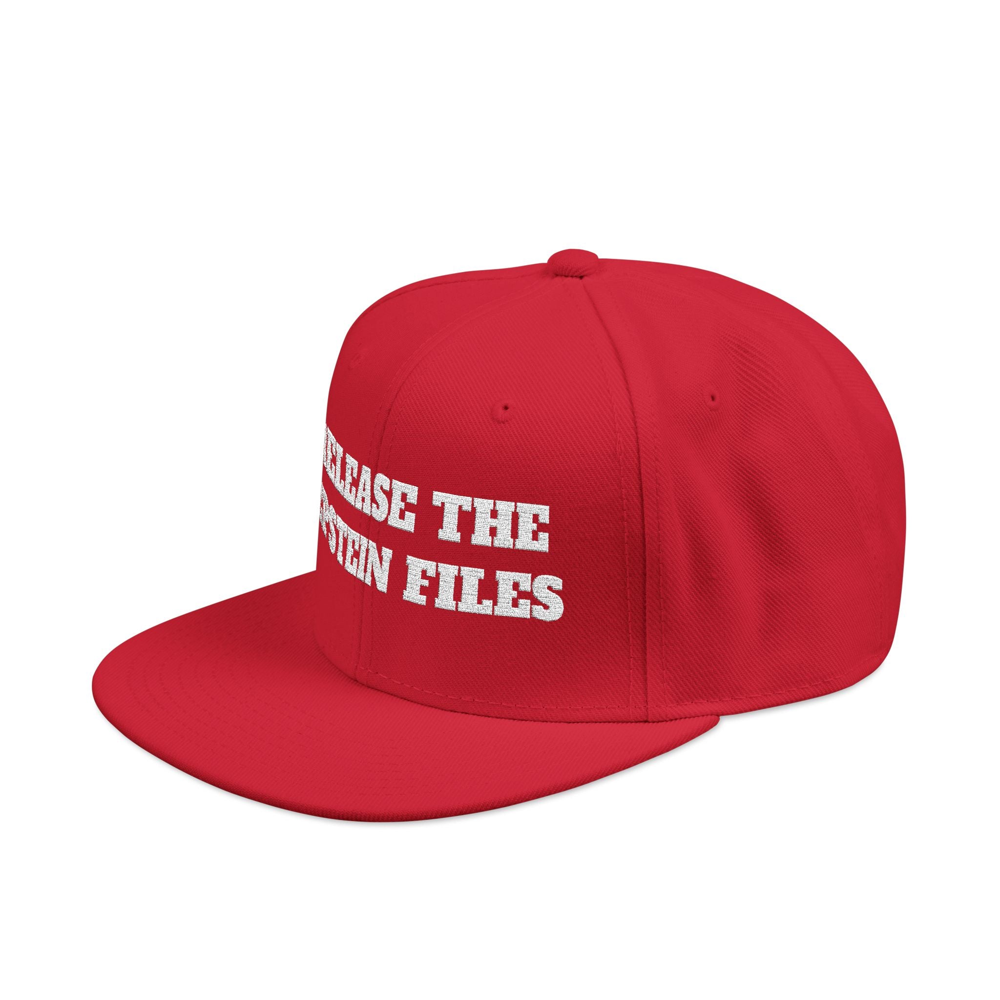 Release The Epstein Files Embroidered Snapback - Subtle Anti Trump Protest Hat