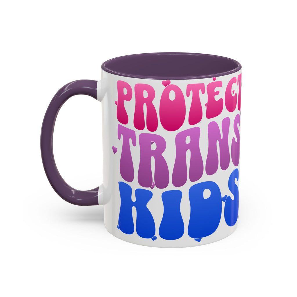Protect Trans Kids Mug - Transgender Pride Merch - Activist Gift - Social Justice Merch - Anti Trump Mug