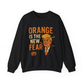 Political Halloween Sweatshirt - Orange Is The New Fear - Anti Trump Sweater - Political Satire - Funny Halloween