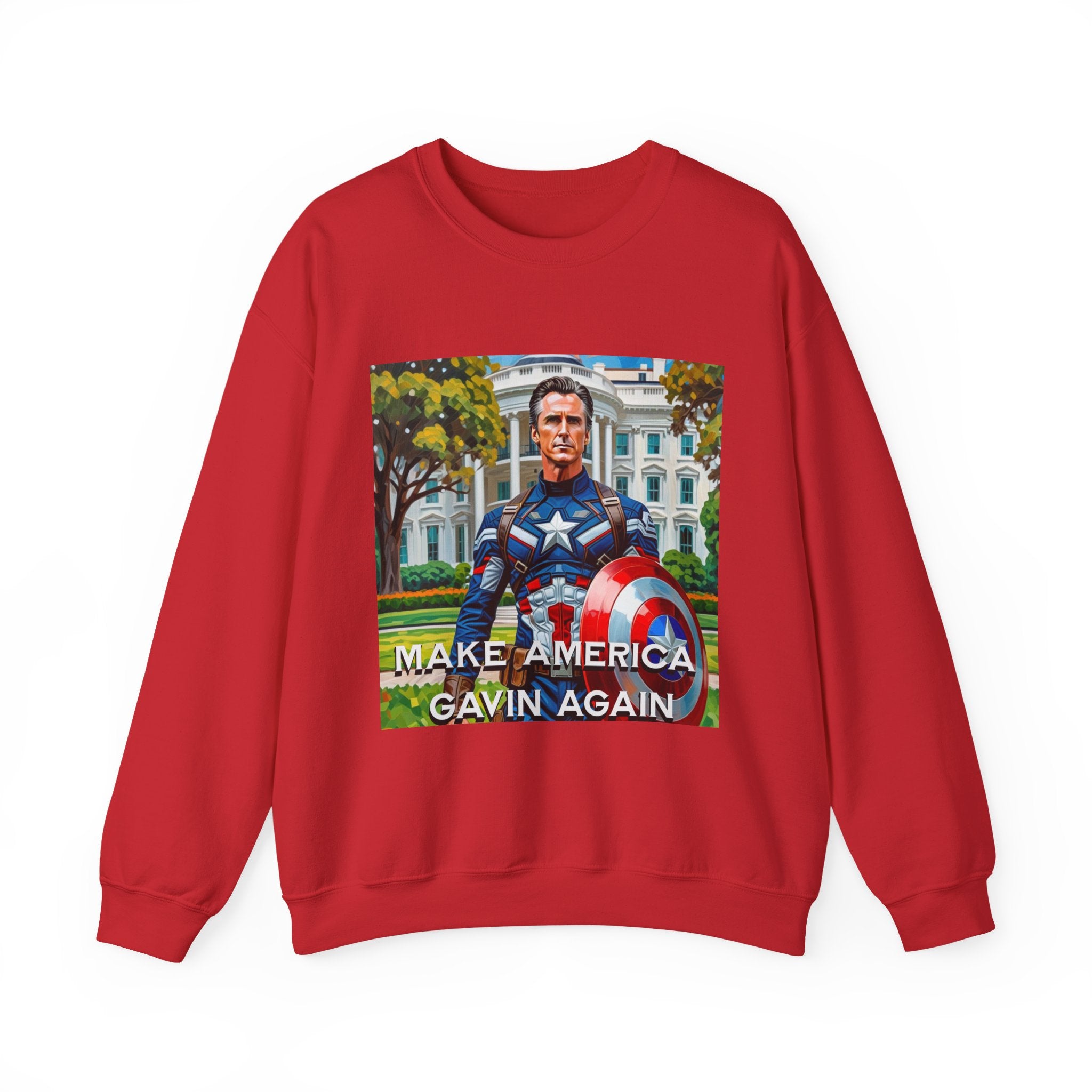 Gavin Newsom Sweater - Make America Gavin Again - Political Satire - Anti MAGA Sweater