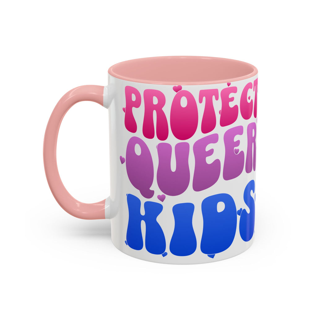 Protect Queer Kids Mug - Trans Ally - Social Justice Mug - LGBTQ Pride Merch - Activist Gift - Queer Pride