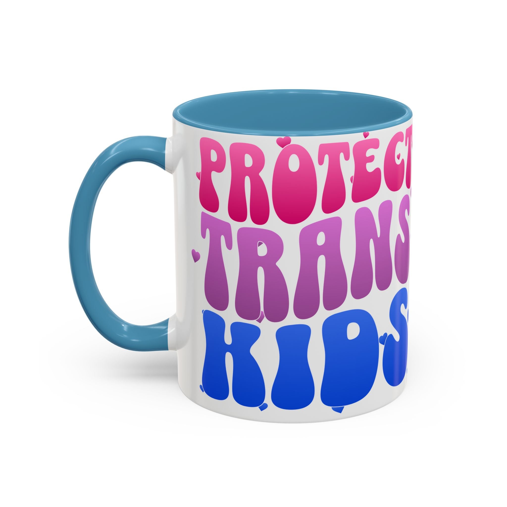Protect Trans Kids Mug - Transgender Pride Merch - Activist Gift - Social Justice Merch - Anti Trump Mug