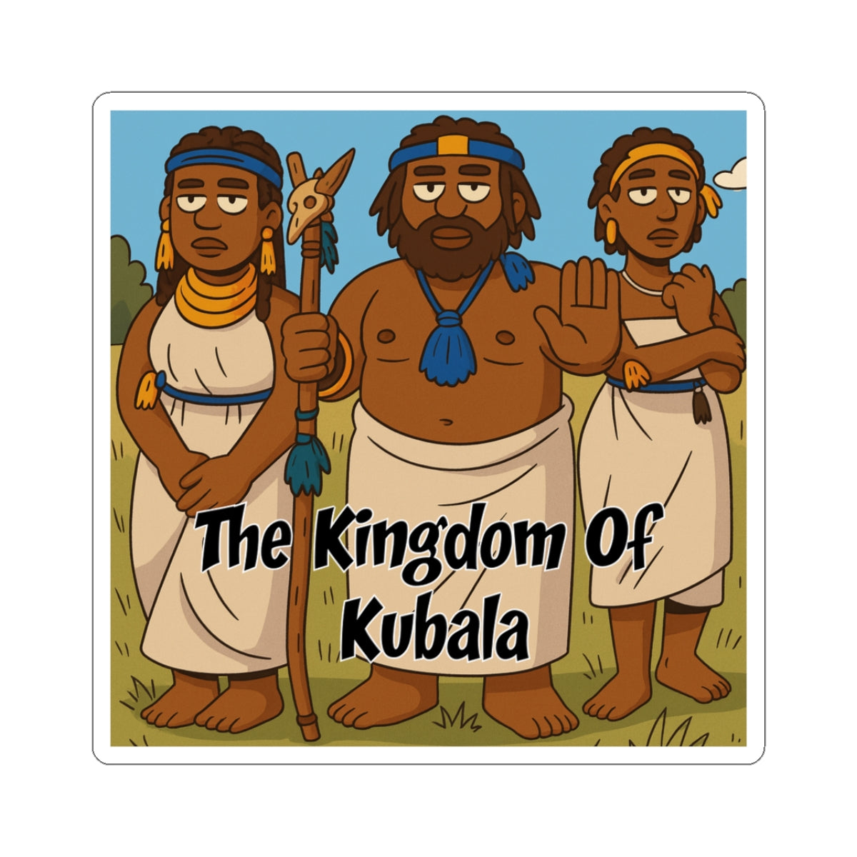 Kubala Sticker - The Kingdom of Kubala Stickers, Fun Decals for Laptops, Unique Artwork, Great for Gifting, Perfect for Decor