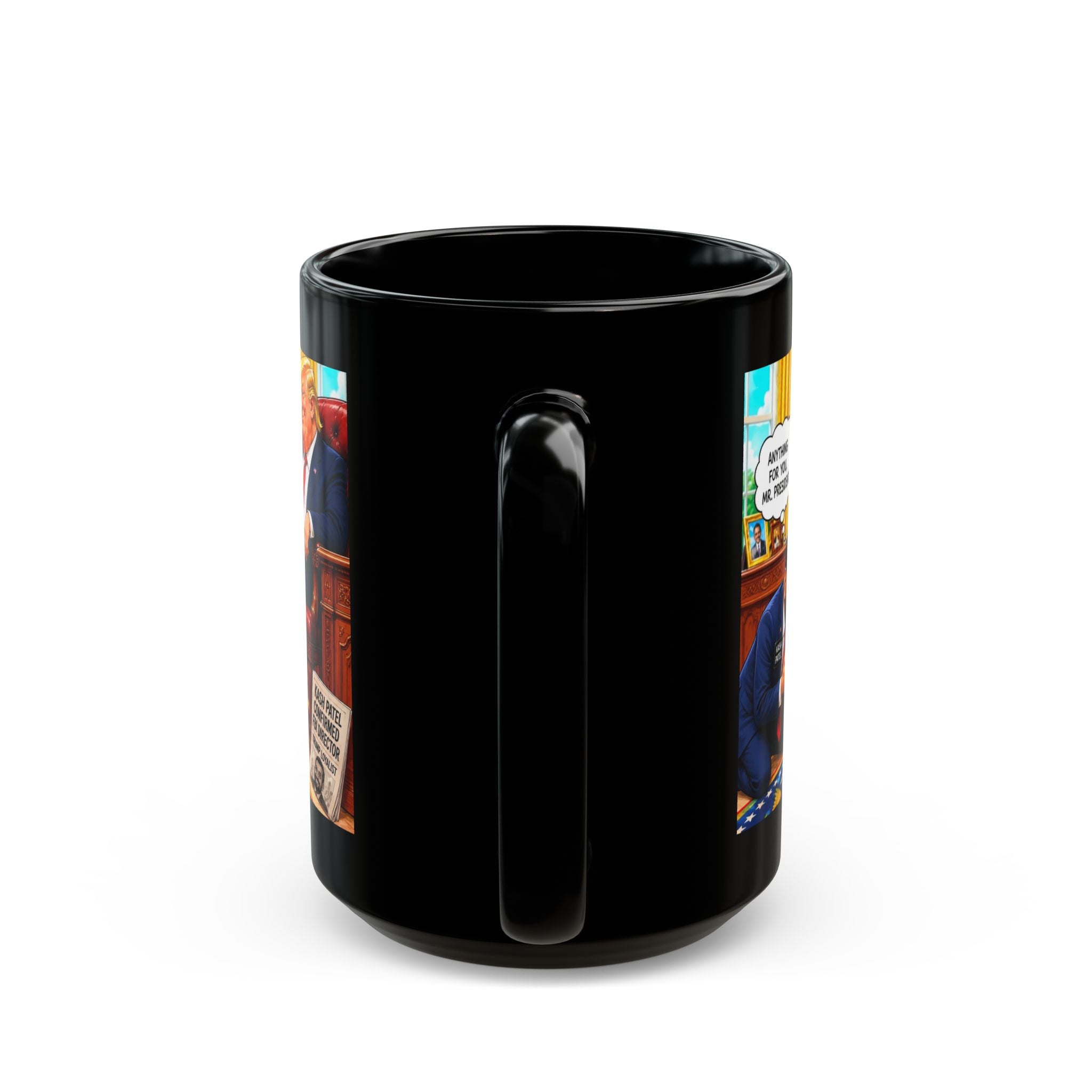 Anti Trump Mug - Funny Kash Patel Mug - Political Satire - Trump Parody - Gift For Liberal