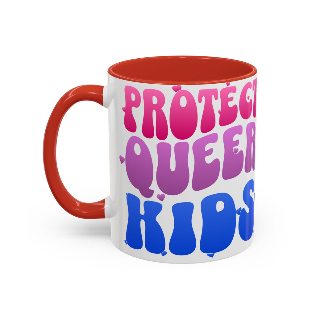 Protect Queer Kids Mug - Trans Ally - Social Justice Mug - LGBTQ Pride Merch - Activist Gift - Queer Pride