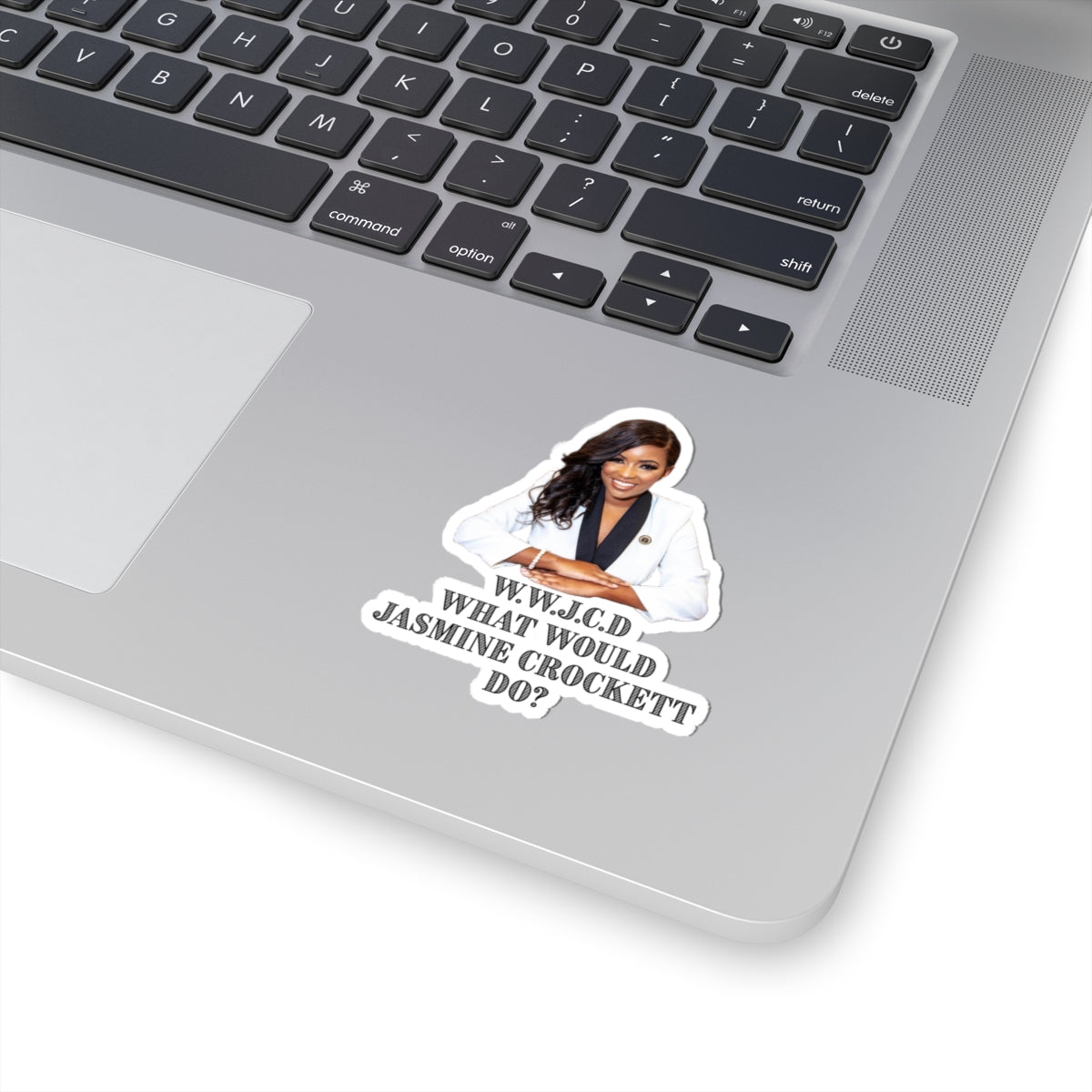 Rep Jasmine Crockett Sticker -WWJCD What Would Jasmine Crockett Do? - Gift for Activists - Gifts For Feminists - Gifts For Black Women