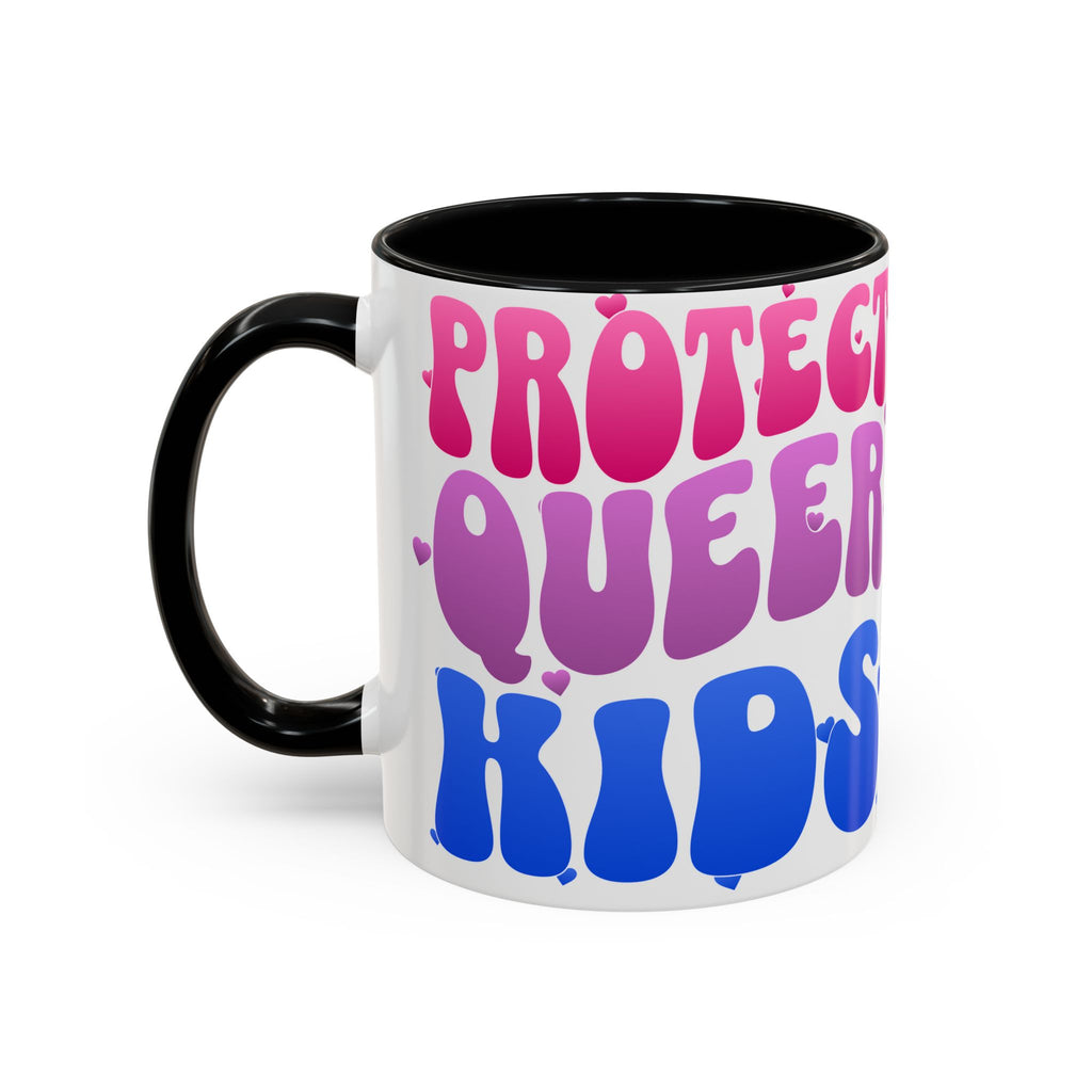 Protect Queer Kids Mug - Trans Ally - Social Justice Mug - LGBTQ Pride Merch - Activist Gift - Queer Pride
