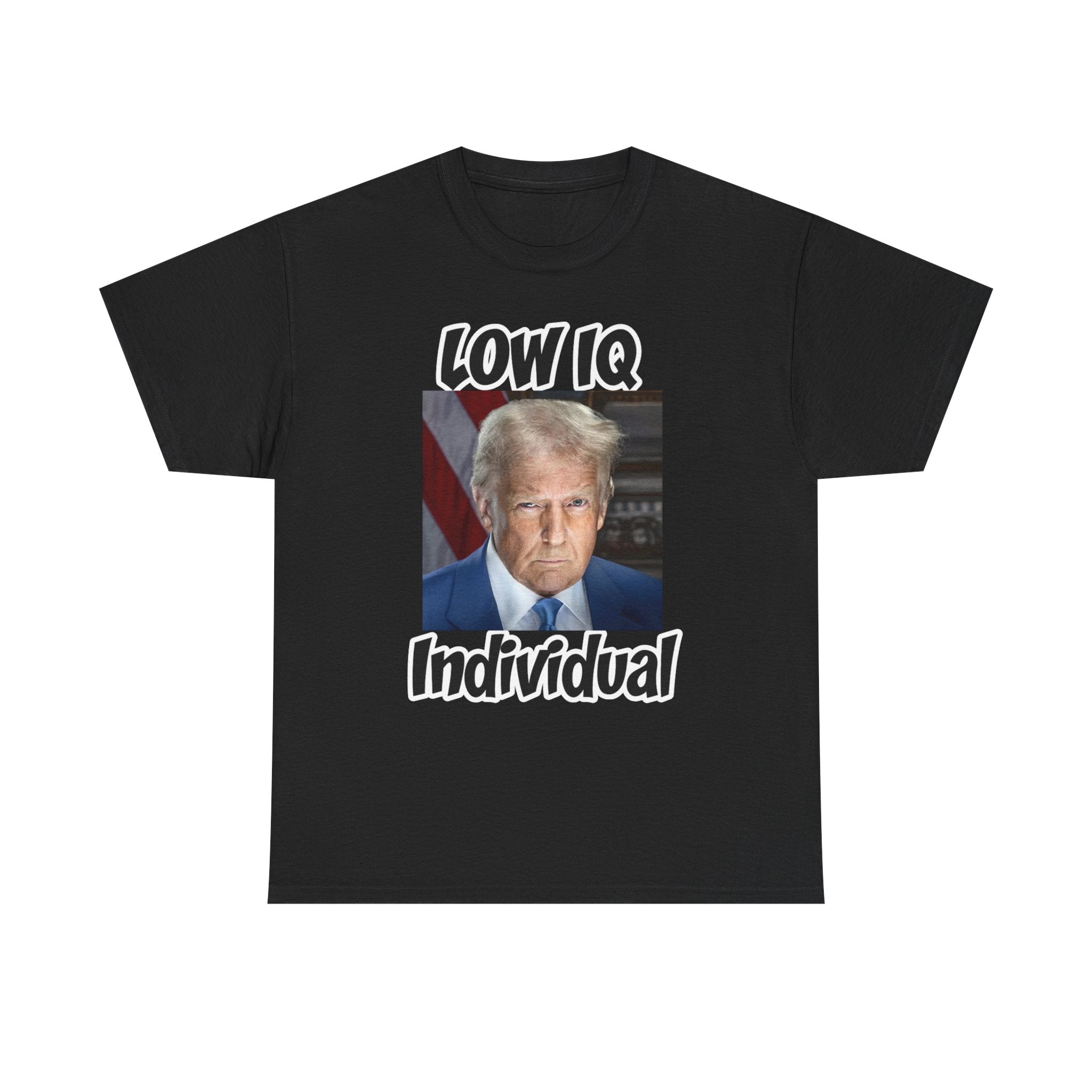 Anti Trump Shirt - Low IQ Individual - Political Satire - Funny Protest Shirt - Anti MAGA - Democrat Gift