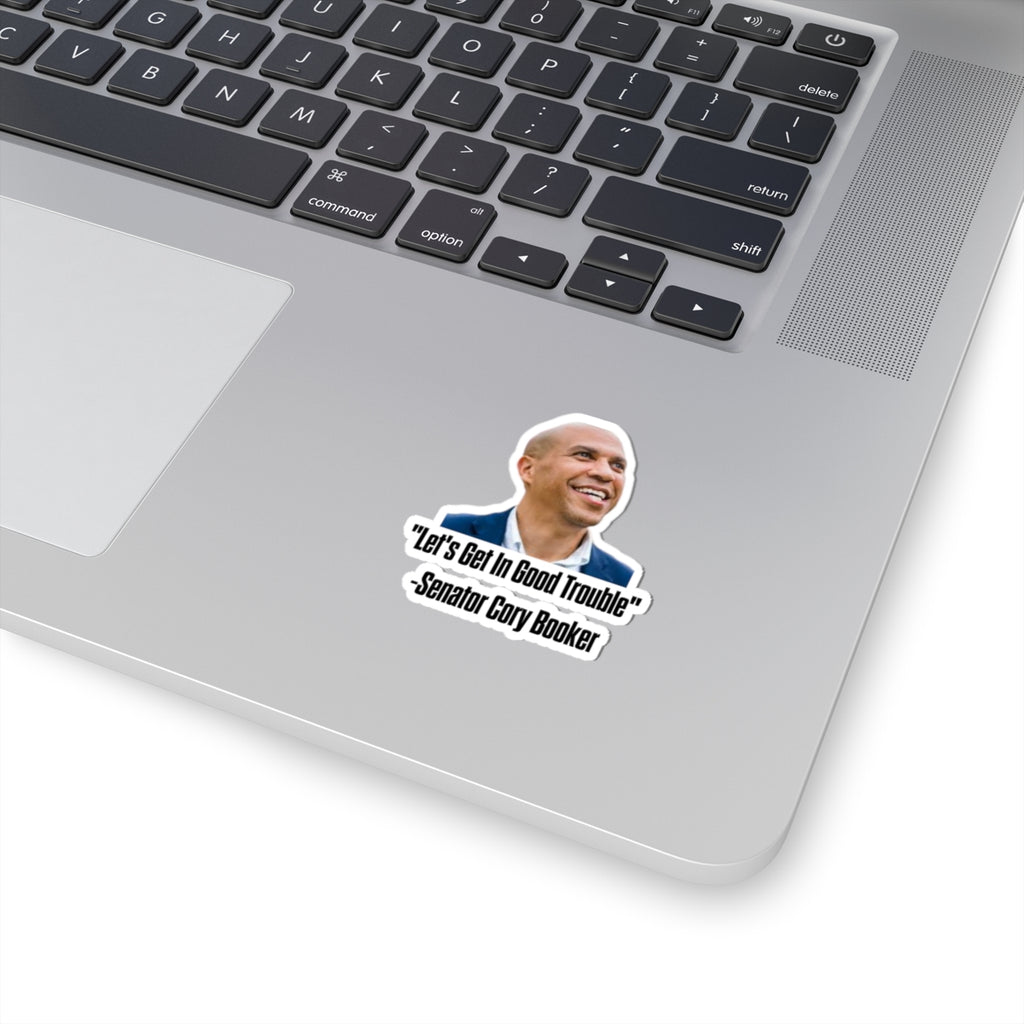Senator Cory Booker Sticker - Lets get in good trouble - Political Decal - Democrat Gift - For Activist Protest Merch